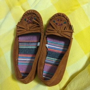 Cat and Jack moccasins girls size 1
